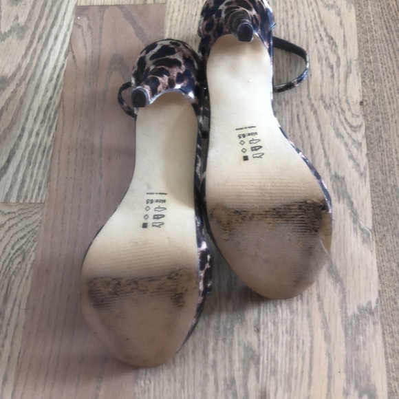 Animal print leopard cheetah dress high heel shoe wedding buckle dance prom - Picture 4 of 6